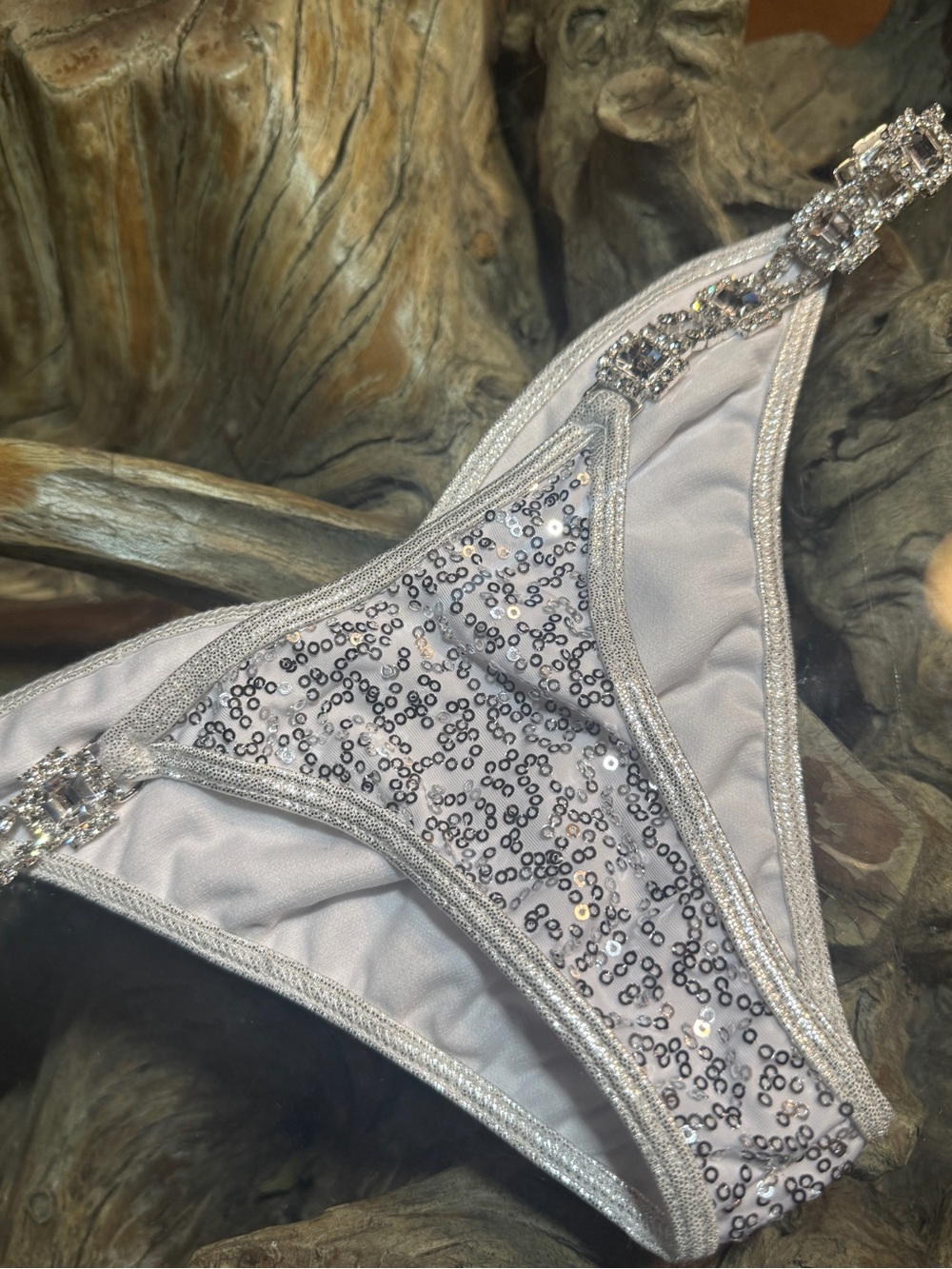 Crystal Rhinestone Sequins bottoms - Picture 3 of 8
